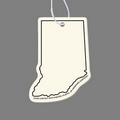 Paper Air Freshener - Indiana (Outline)
